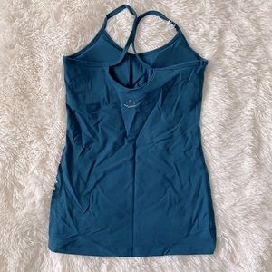 Beyond Yoga Slim Racerback Tank, Teal, XS